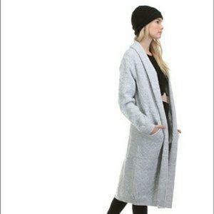 NWT Long Sweater Coat